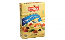Five Star Custard Powder Golden Vanilla Flavour  Box  100 grams